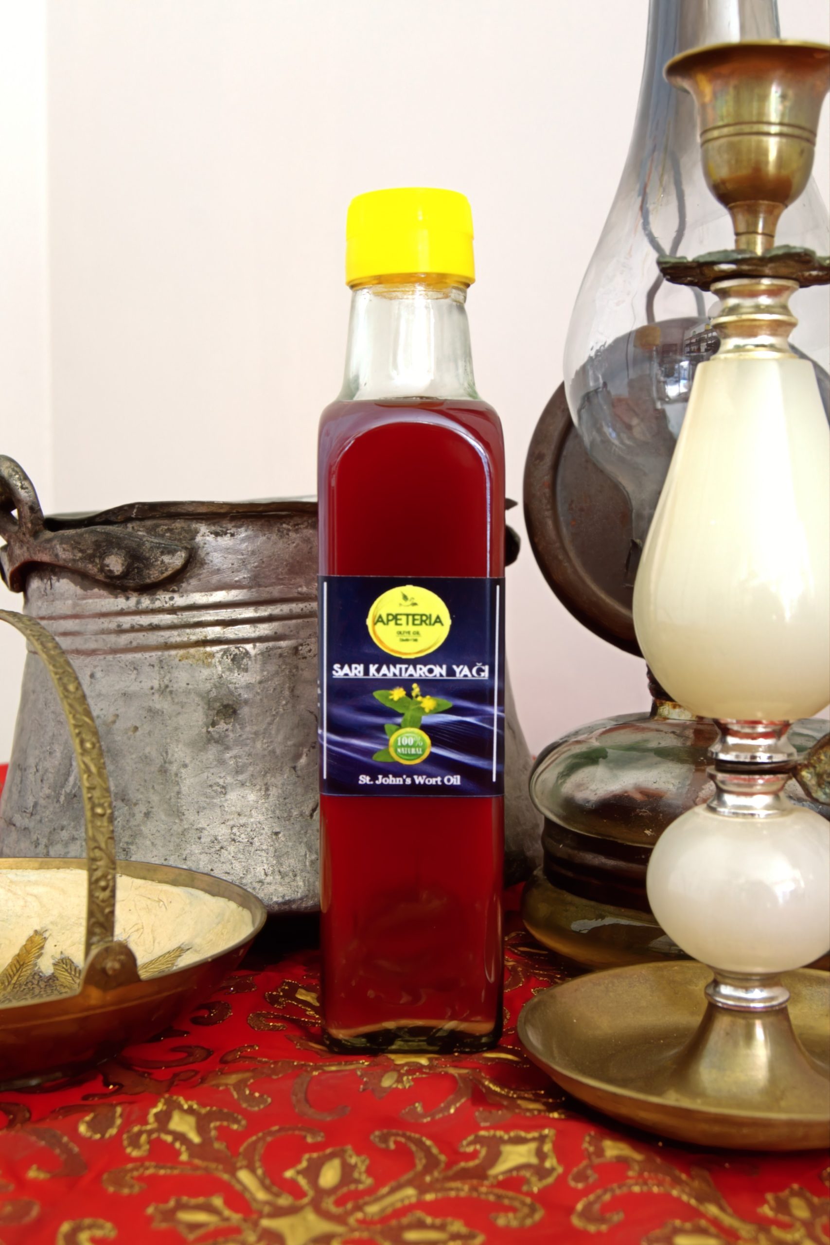 Apeteria 250 ml Doğal Sarı Kantaron Otu Yağı