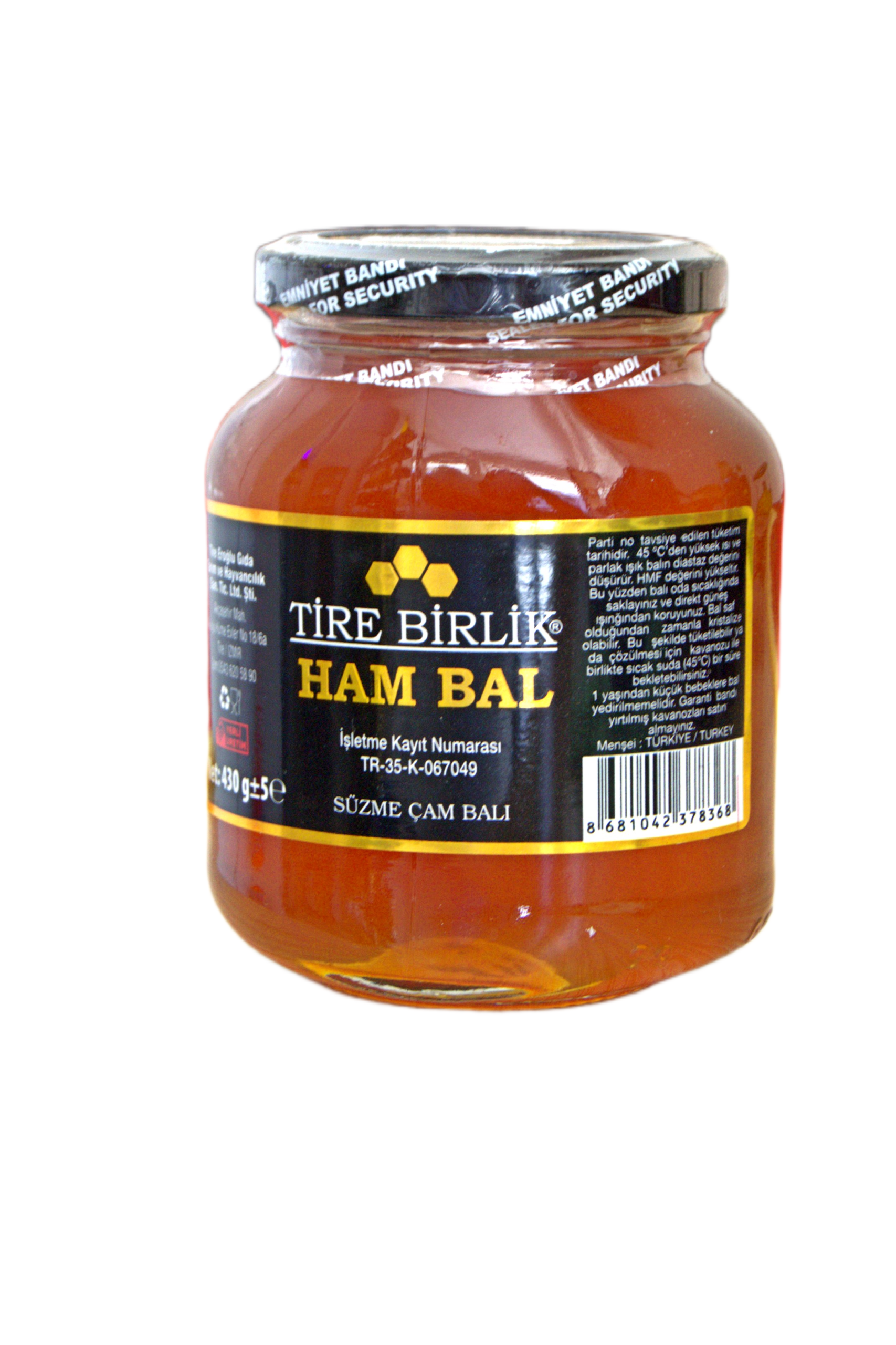 Tire Birlik 430 gr Ham Çam Balı - Görsel 2