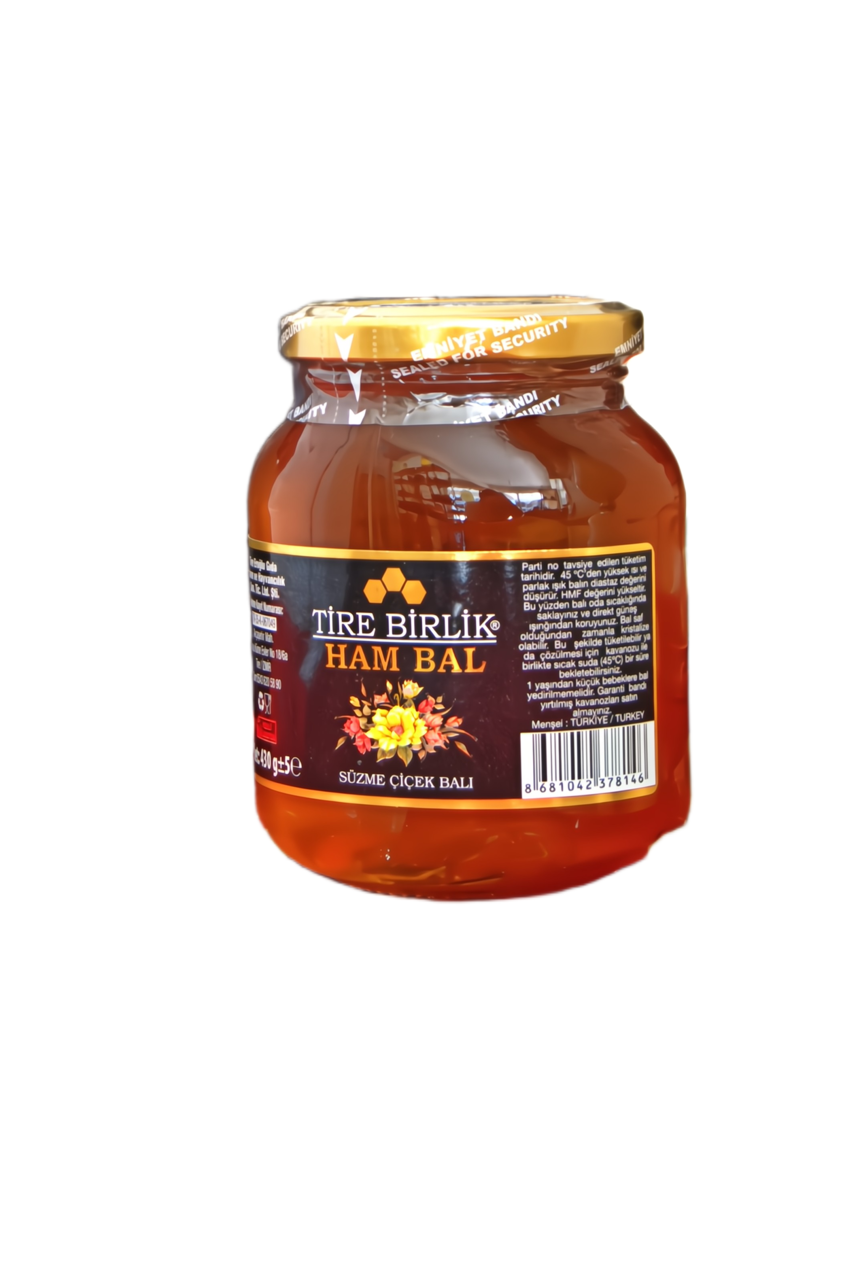 Tire Birlik 430 gr Ham Çiçek Balı - Görsel 2