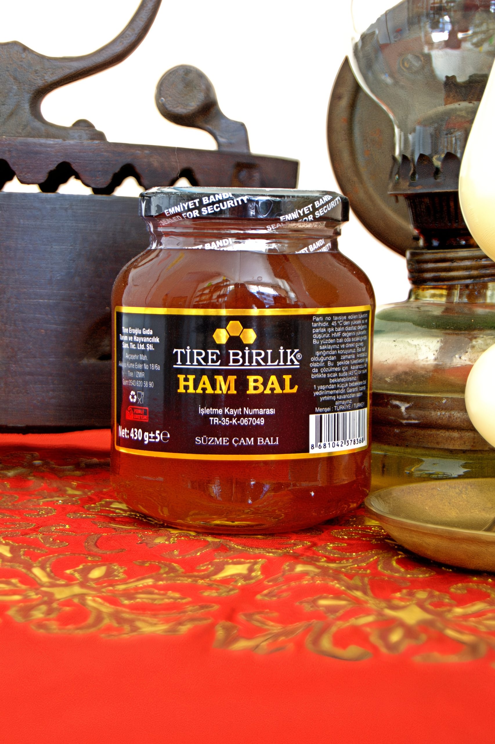 Tire Birlik 430 gr Ham Çam Balı