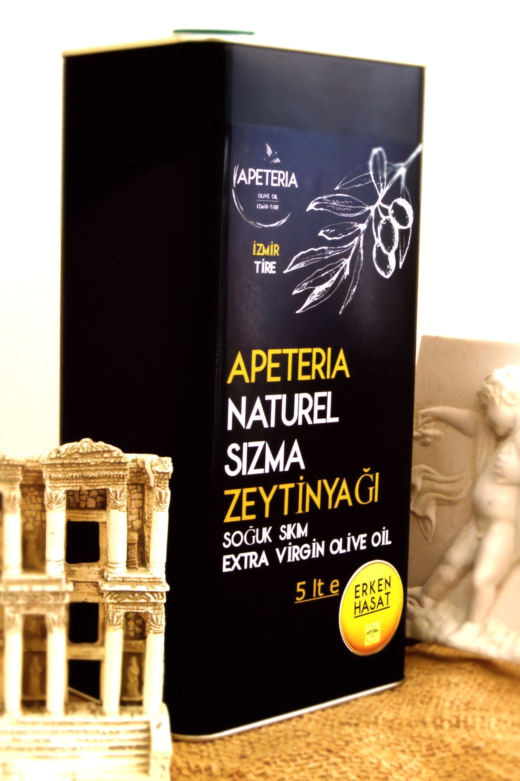 Apeteria 5 lt Naturel Sızma Soğuk Sıkım Erken Hasat Zeytinyağı