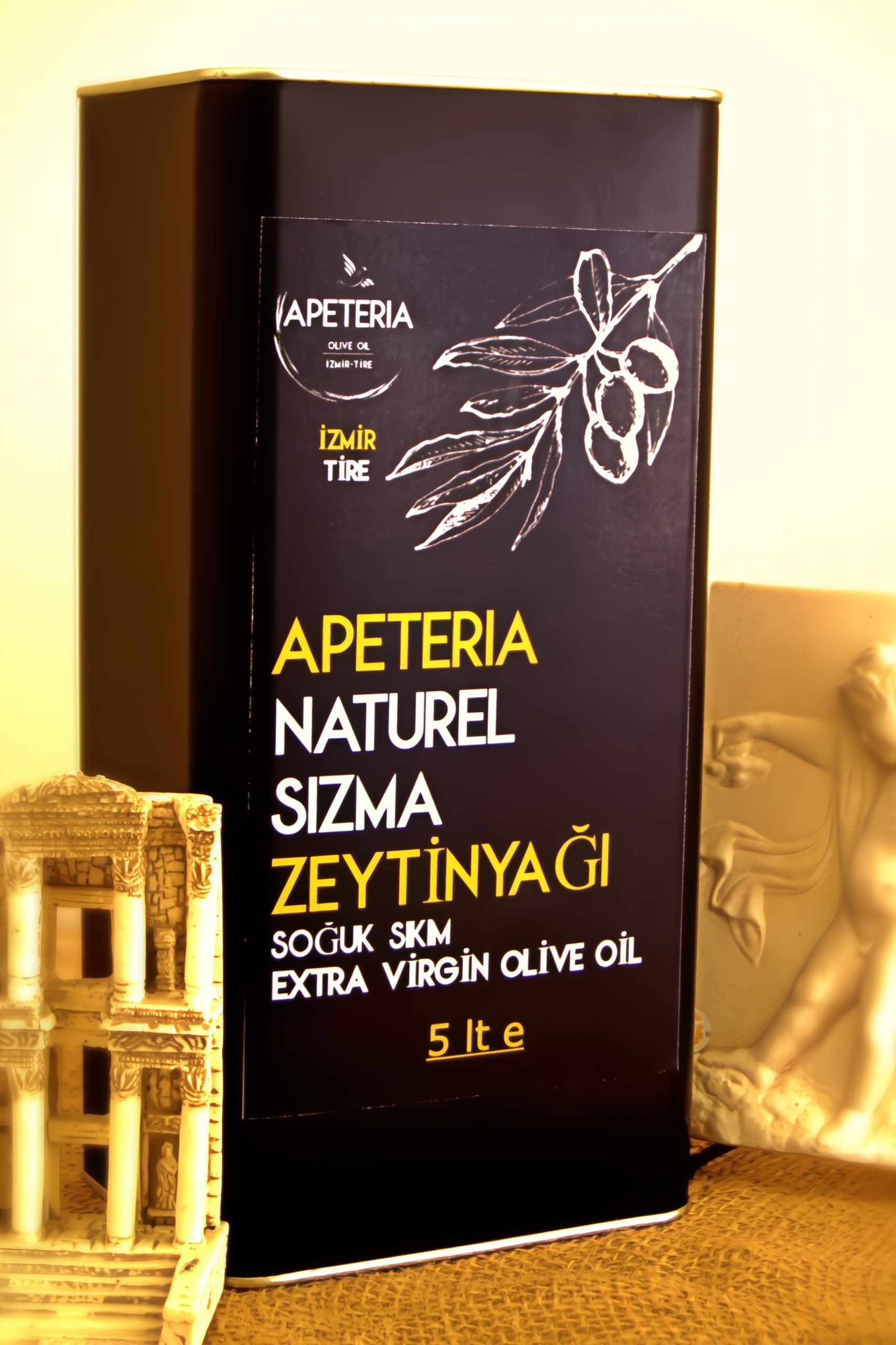 Apeteria 5 lt Naturel Sızma Soğuk Sıkım Zeytinyağı