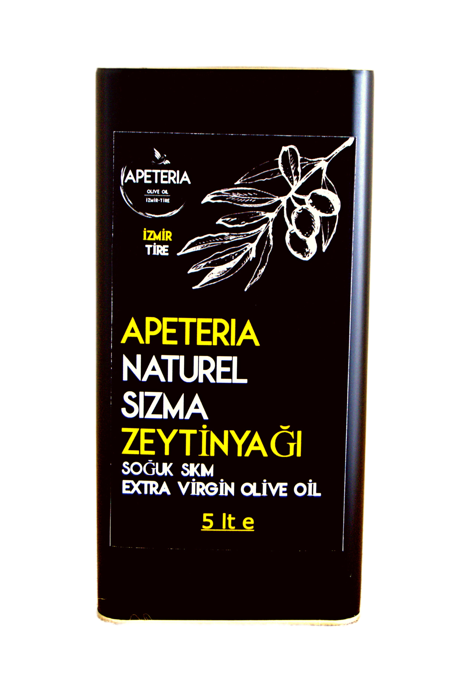 Apeteria 5 lt Naturel Sızma Soğuk Sıkım Zeytinyağı - Görsel 2