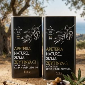 2 Adet Apeteria 5 lt Naturel Sızma Soğuk Sıkım Zeytinyağı