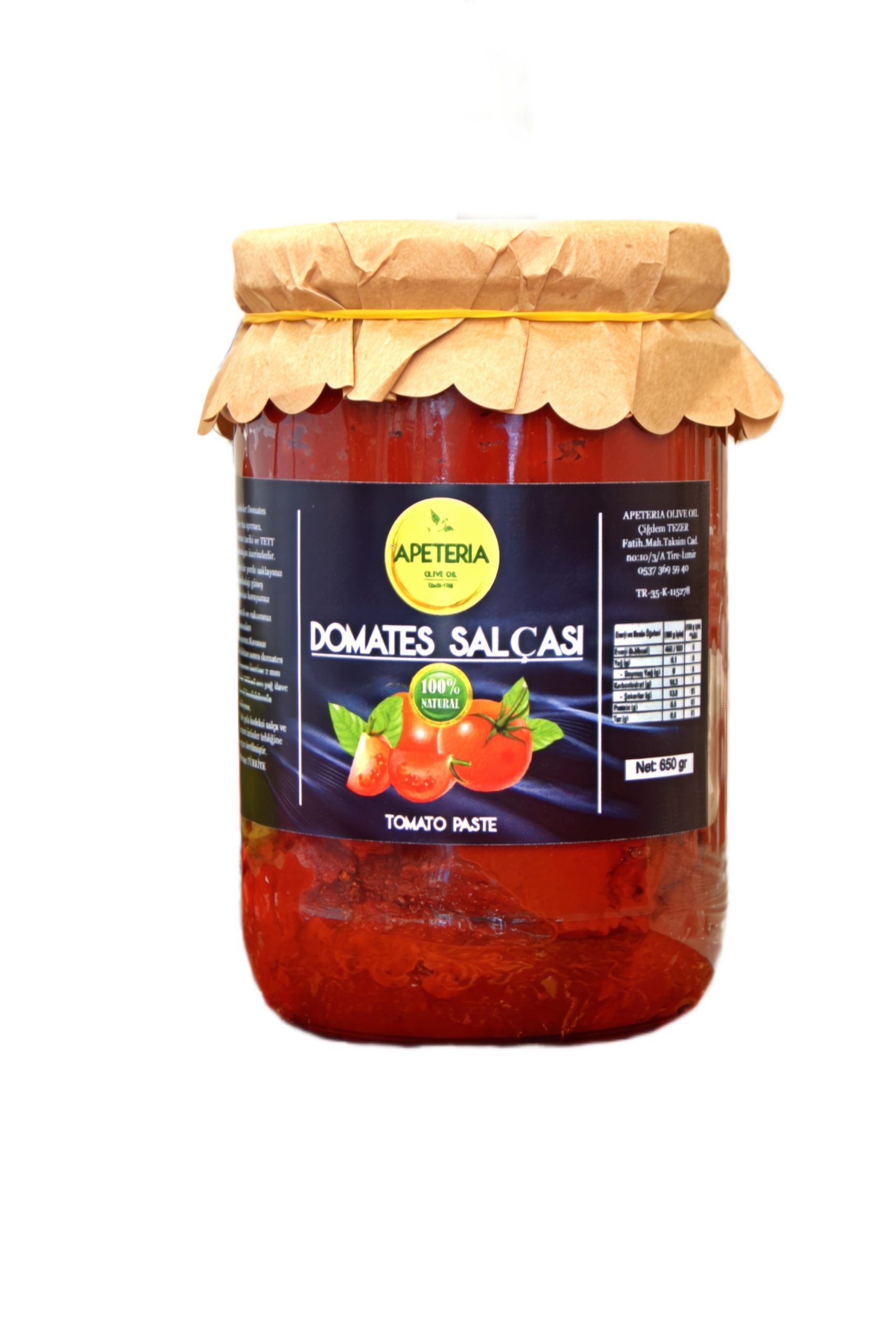 Apeteria 650 gr Domates Salçası - Görsel 2